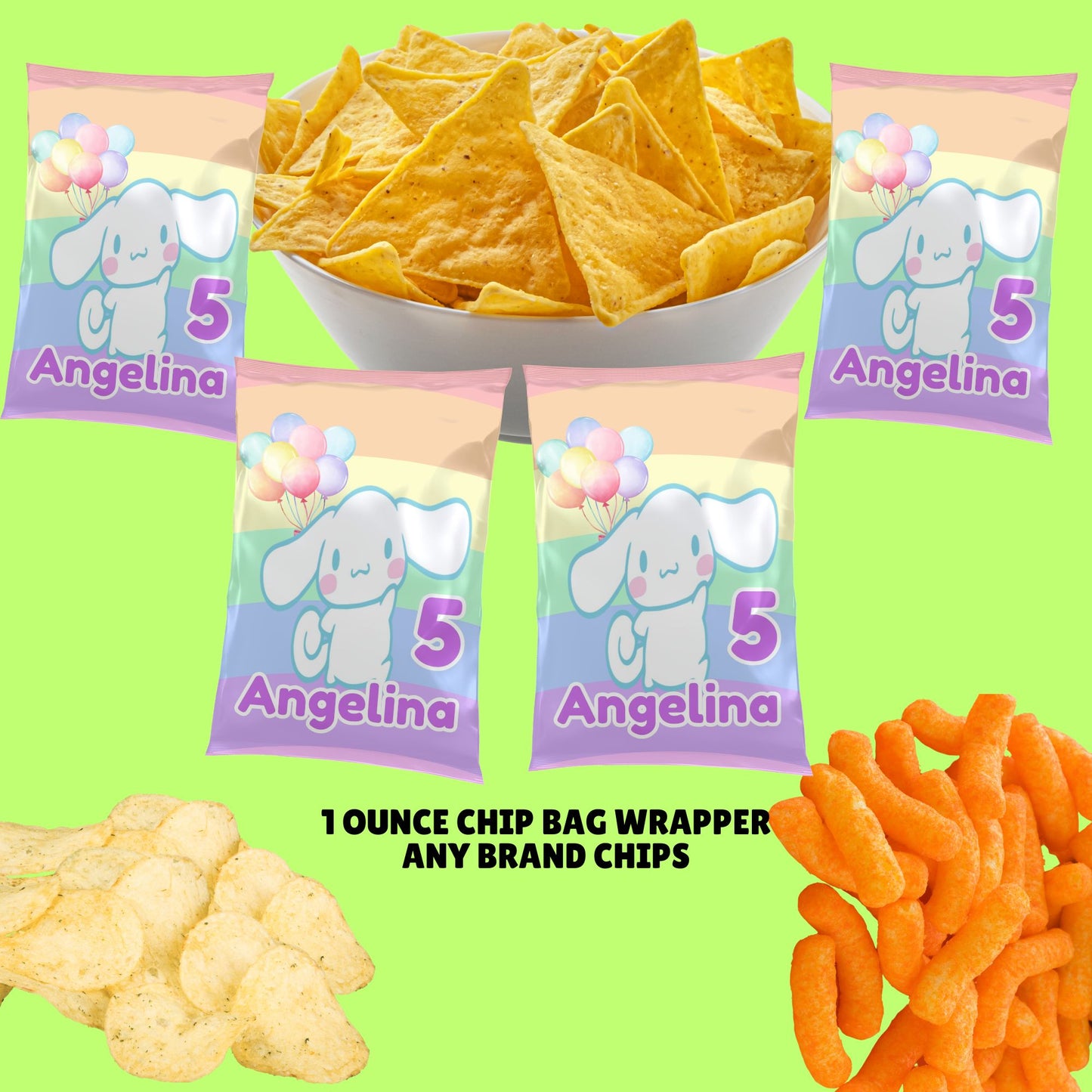 cute cinnamon hello kitty snack bags