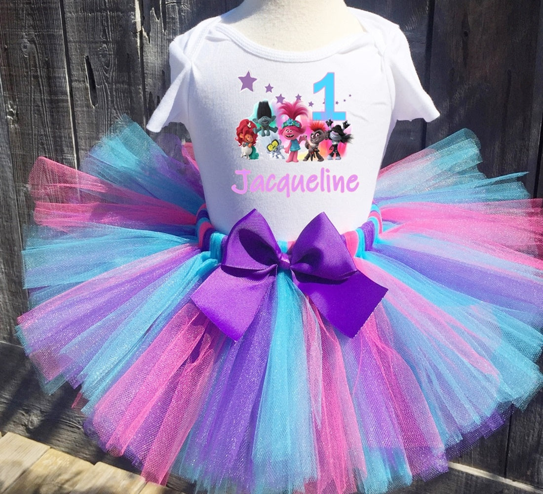 Trolls World Tour Personalized Birthday Outfit