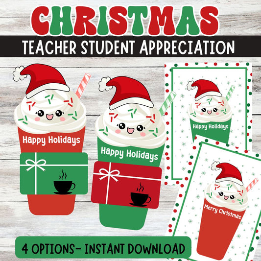 Christmas Gift Card Holder | Teacher Gift | Friend Gift | Student Gift | Holiday Gift Card | Secret Santa | Stocking Stuffer