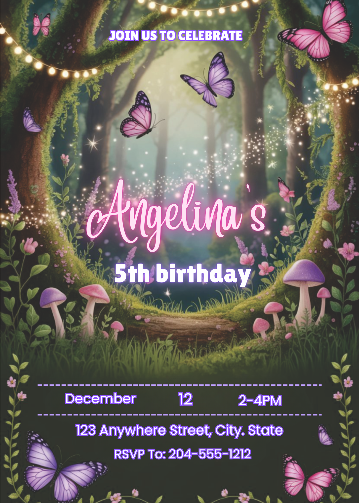 enchanted woodland, fairy garden party