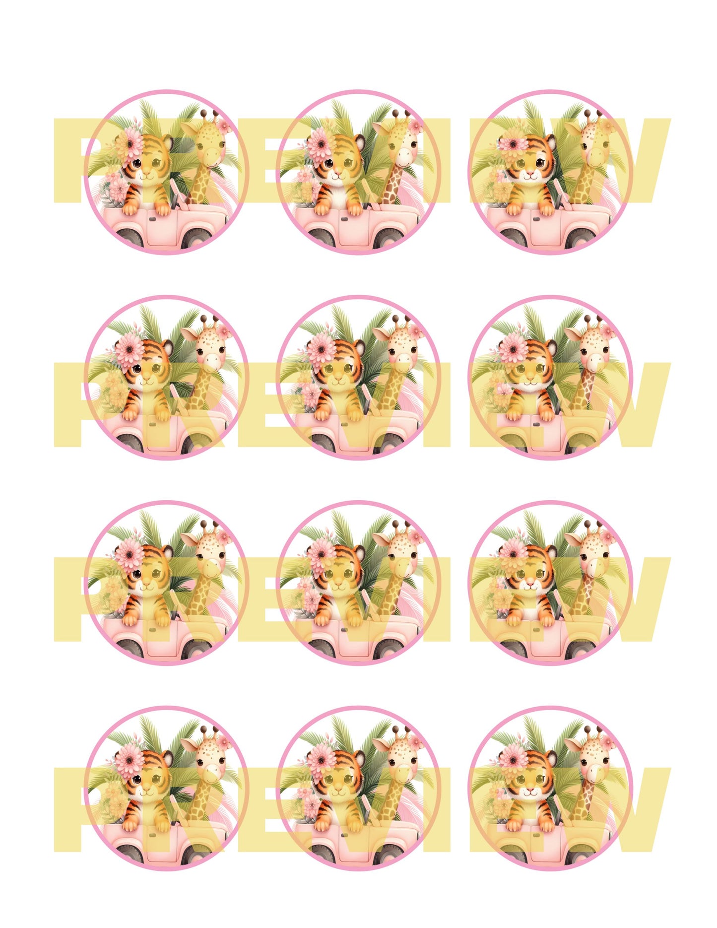 Safari birthday
Jungle animal
Cupcake toppers