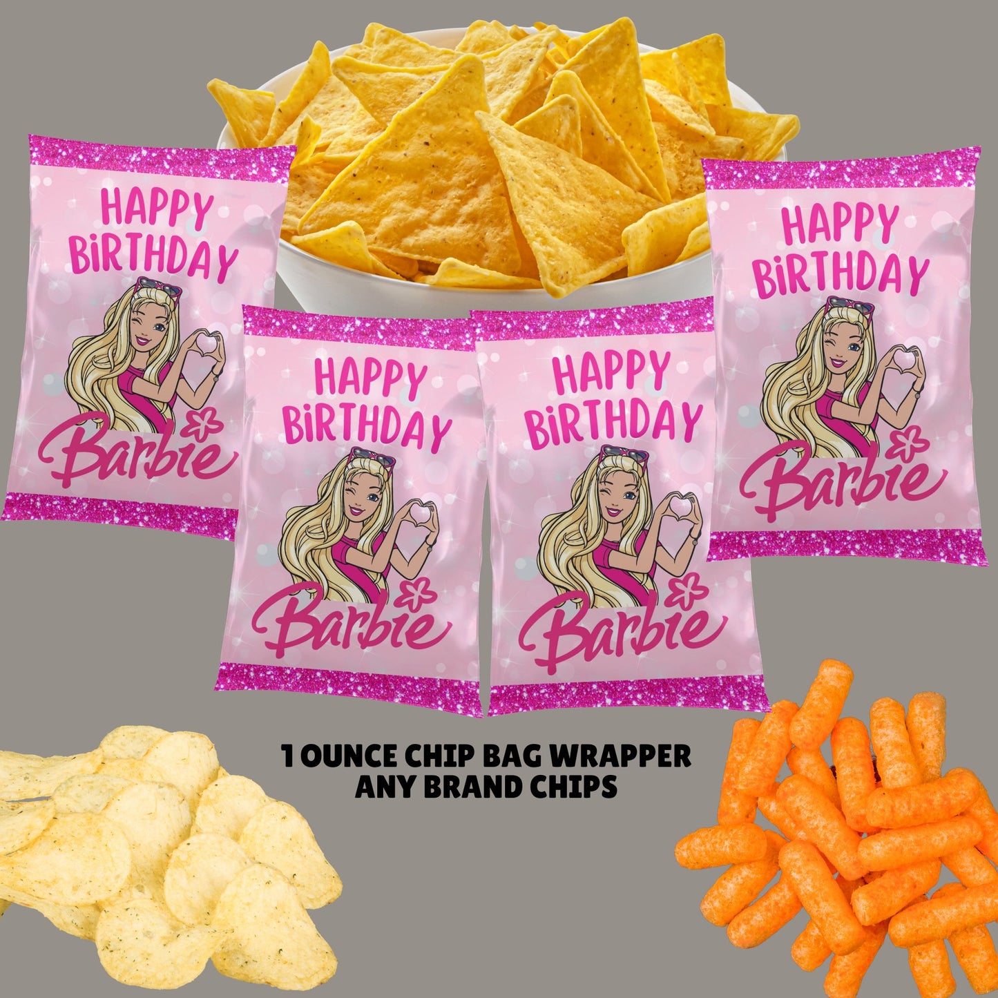 diy barbie chip bag 