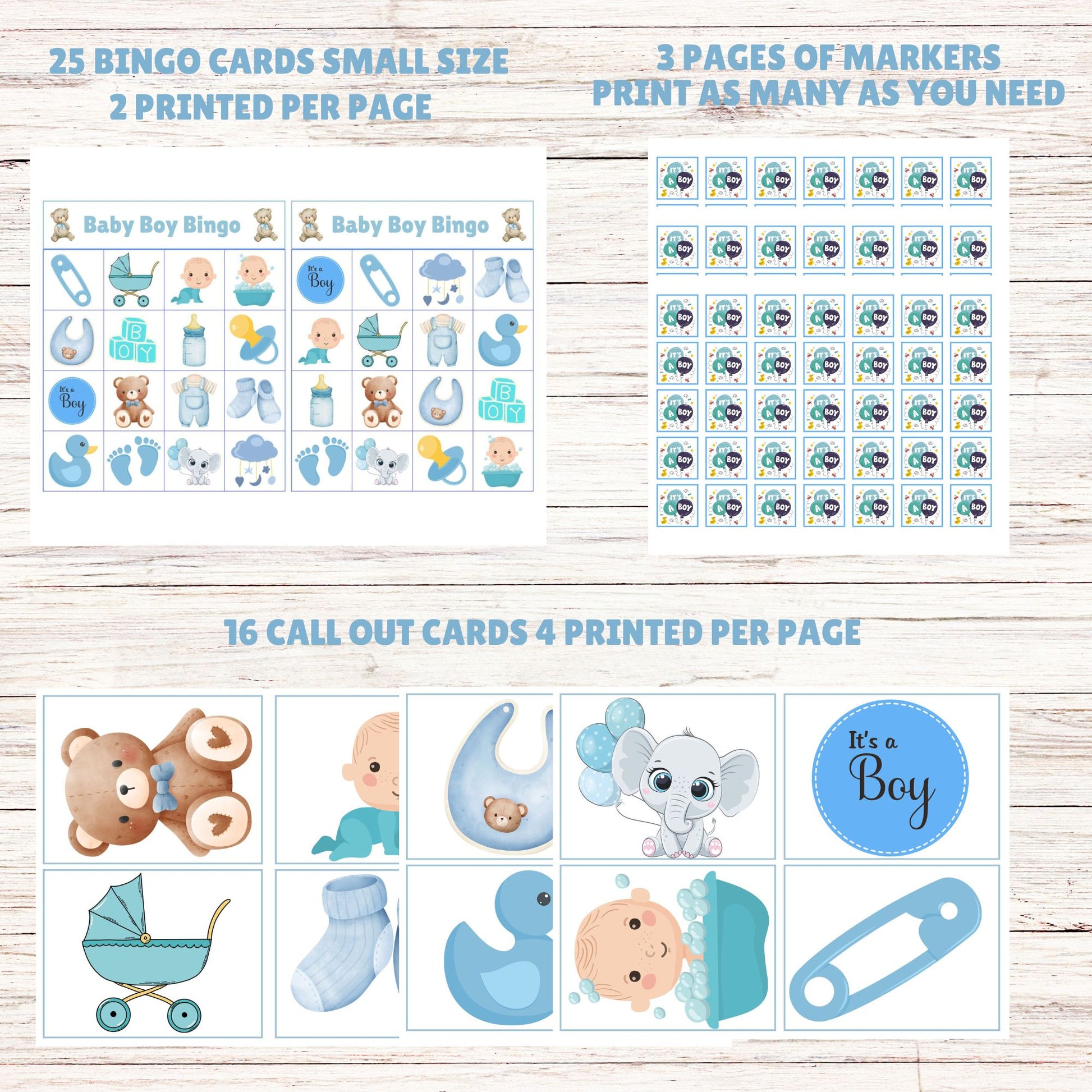 printable boy baby shower games 