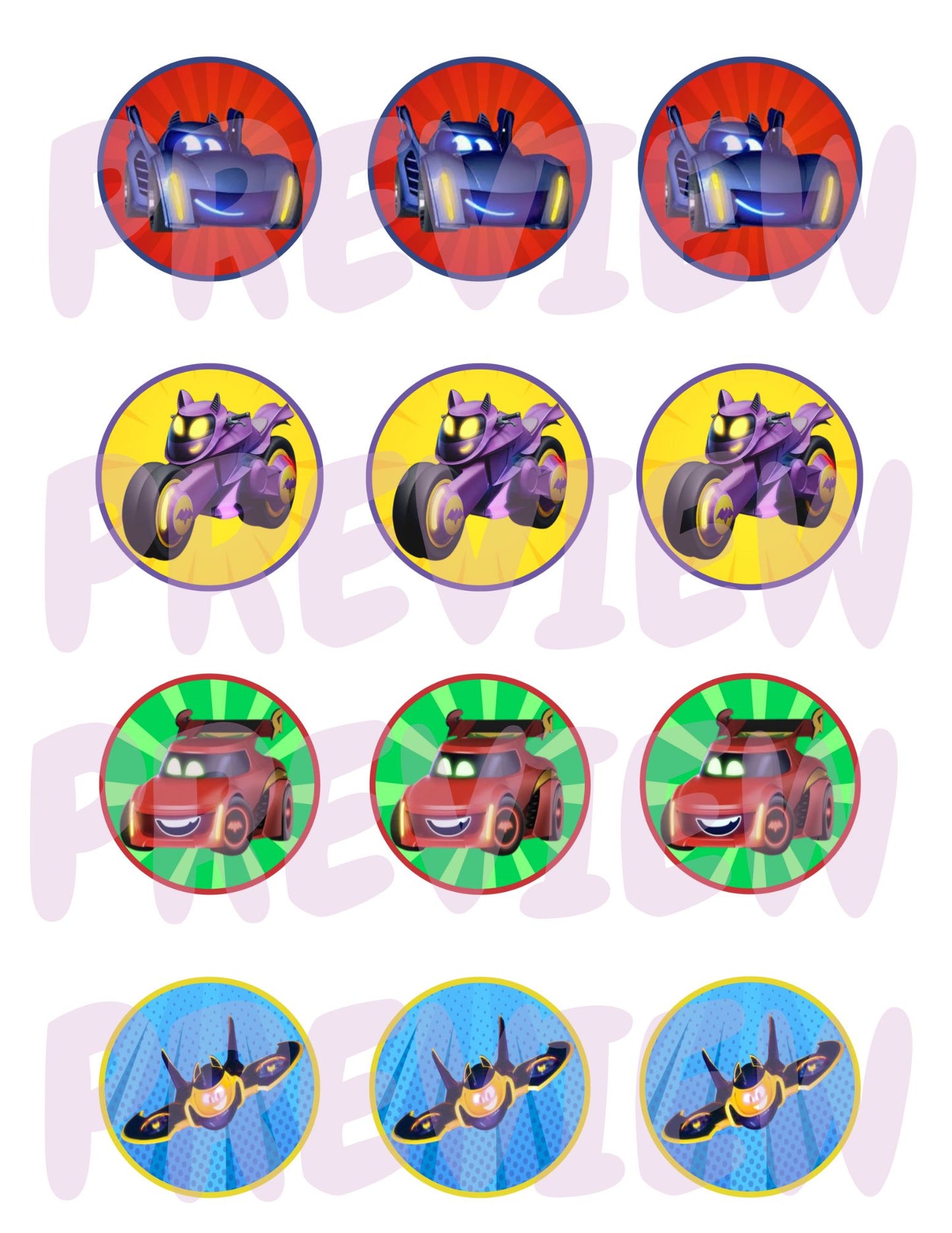 batwheels-cupcake-toppers-printable-batwheels-cupcake-toppers-girly-girl-tutus for Cars Cake Topper Printable Free Batwheels Cupcake Toppers - Printable Batwheels Cupcake Toppers – Girly Girl Tutus for Cars Cake Topper Printable Free