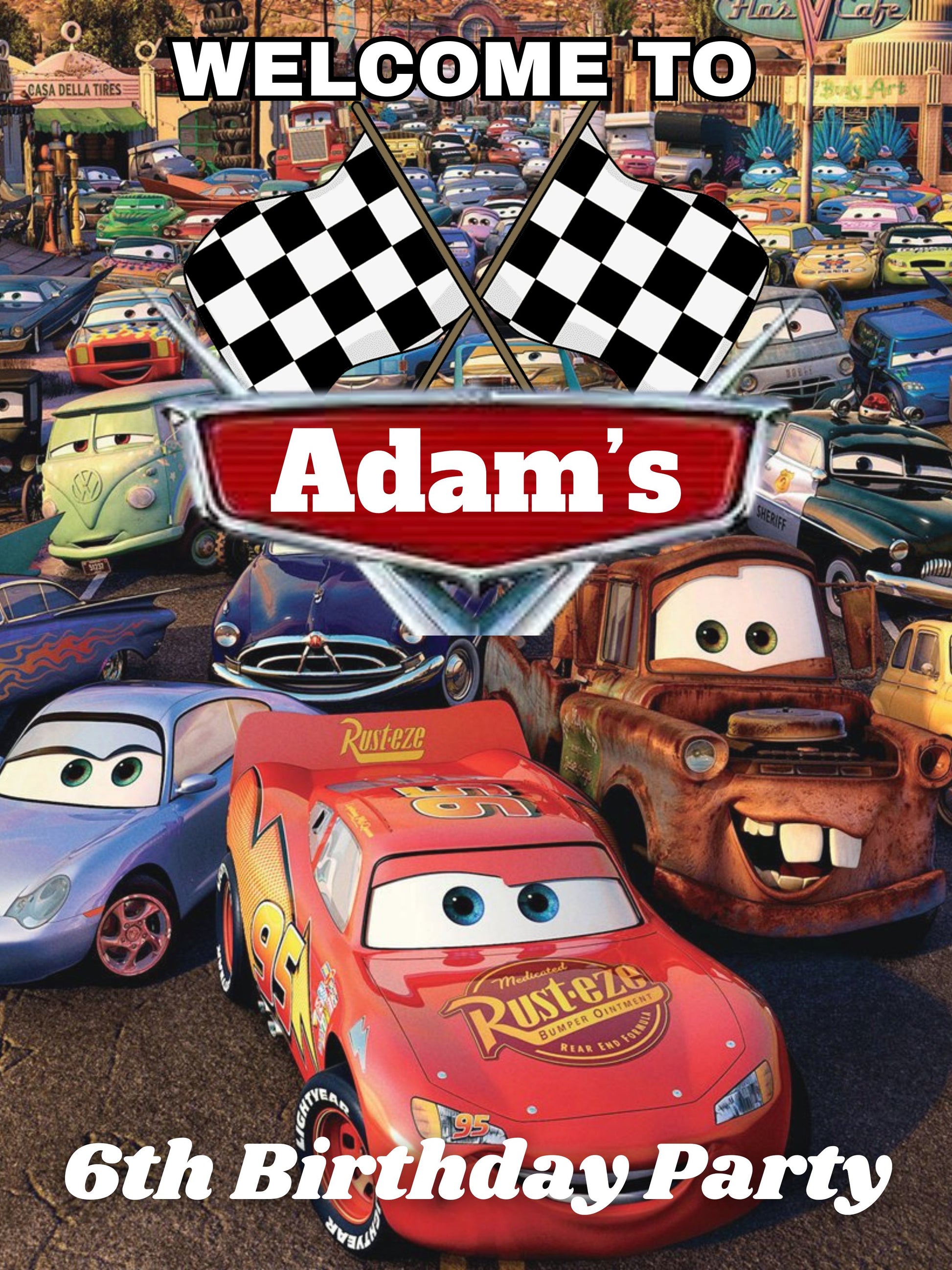 pixar cars birthday party