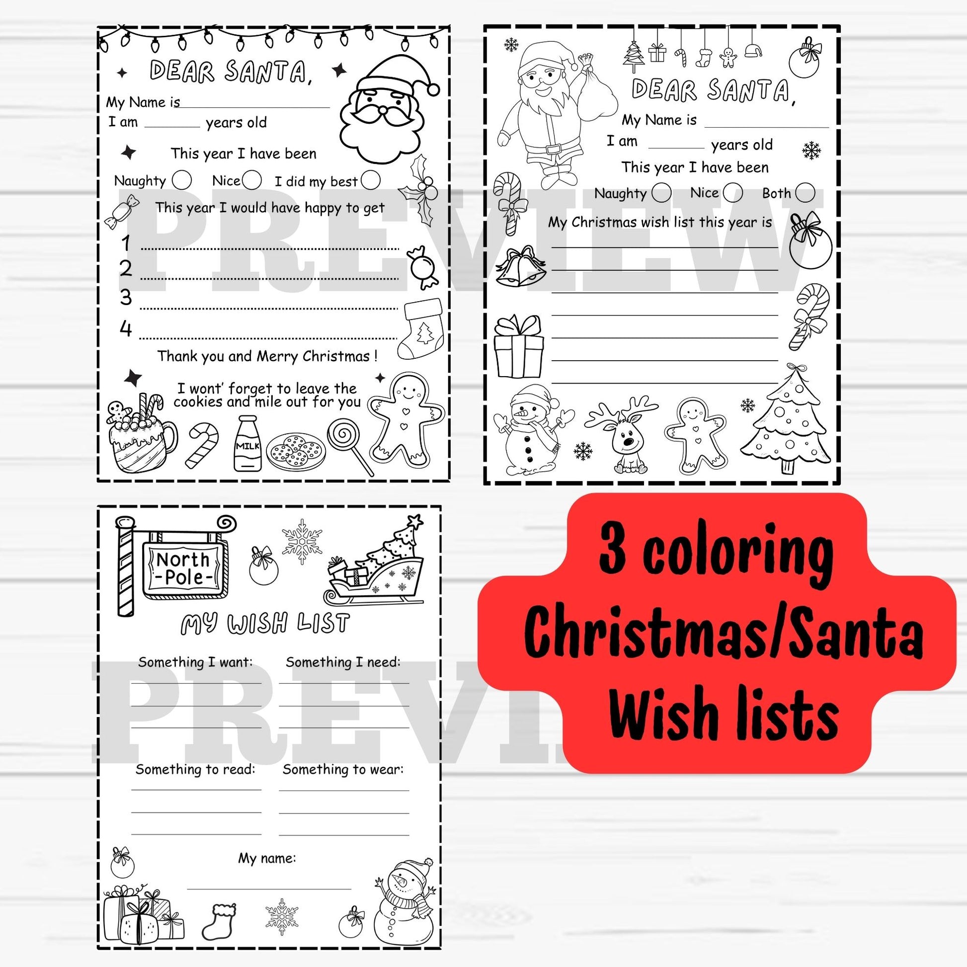 christmas wish list for kids