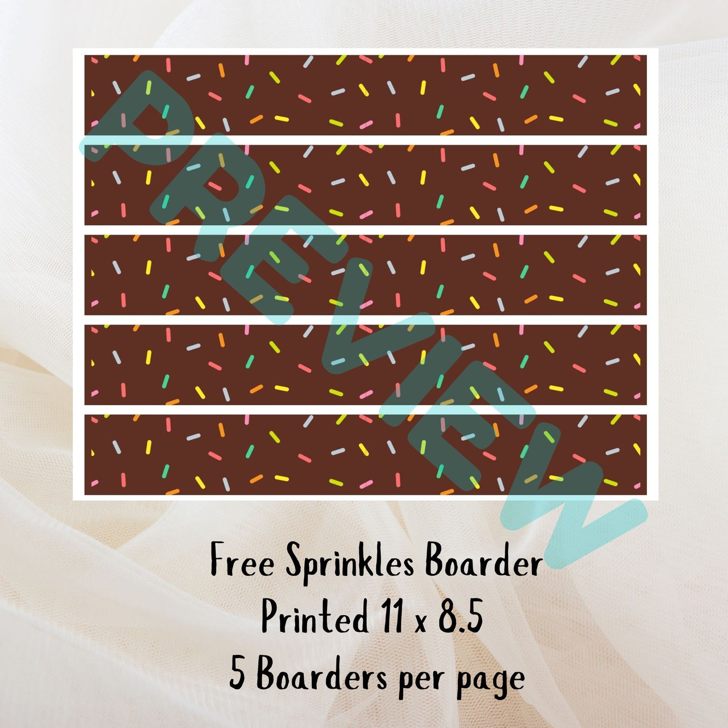 sprinkles birthday wall decor 