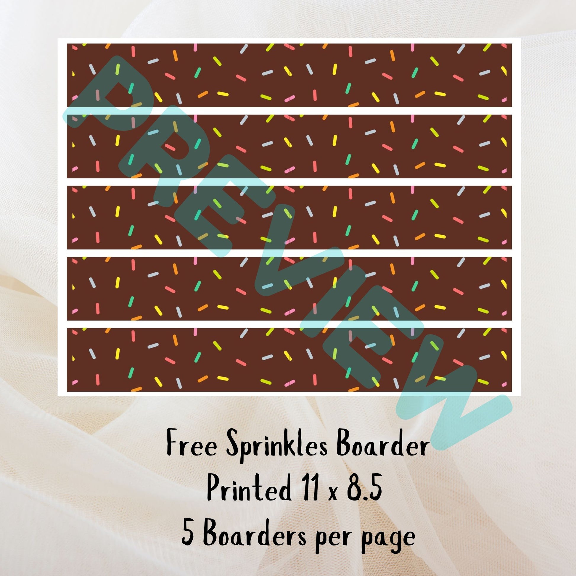 sprinkles birthday wall decor 