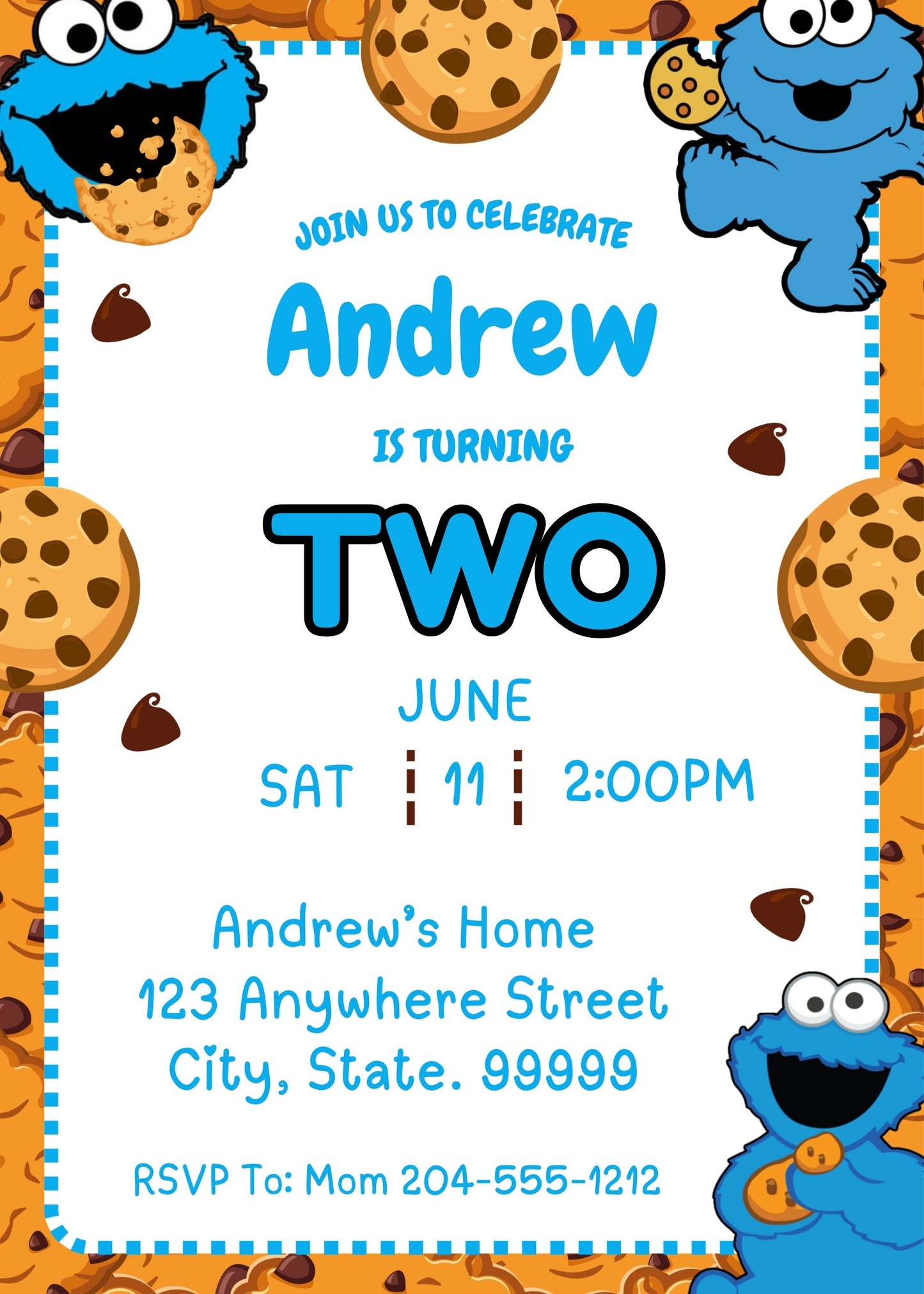 kids cookie monster birthday party ideas 