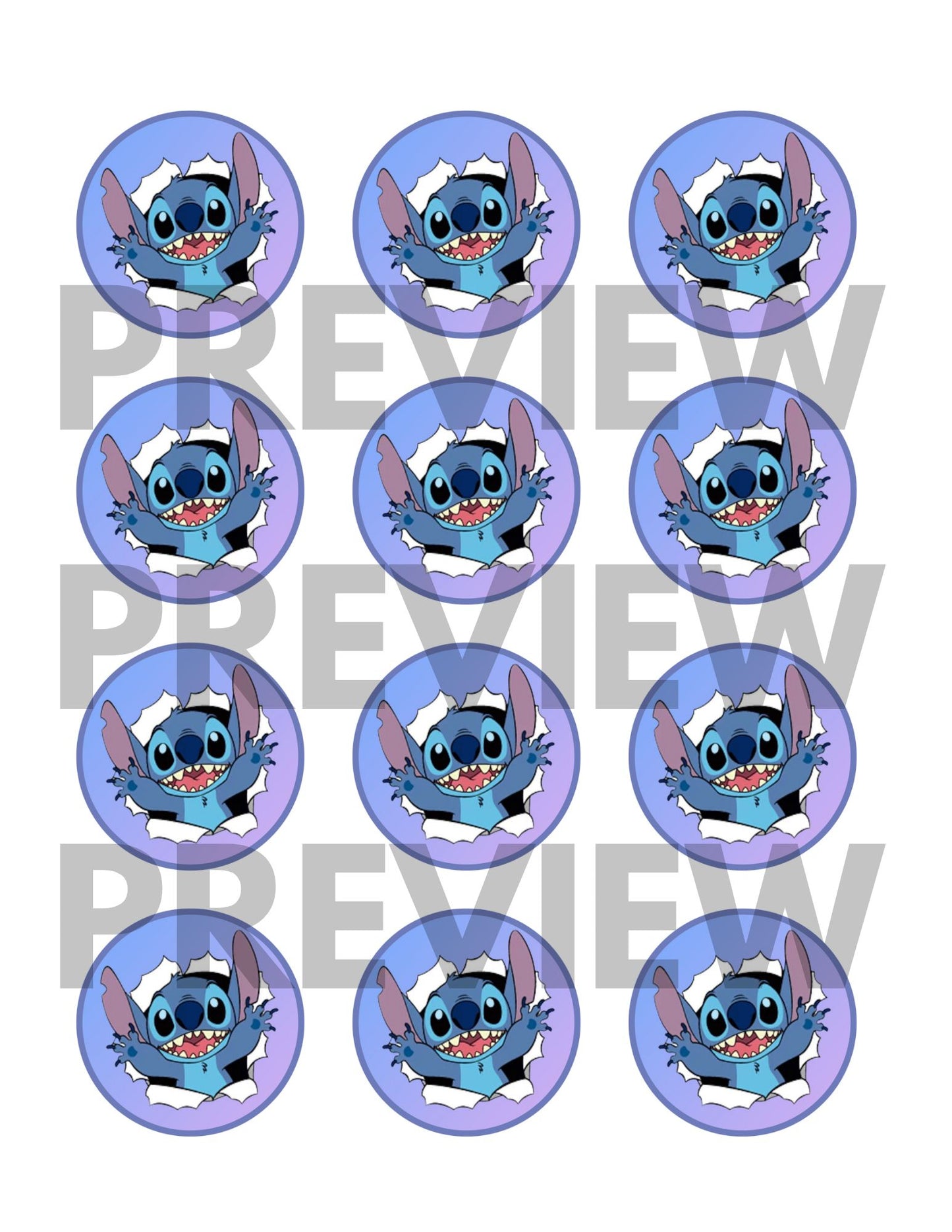 stitch cupcake toppers printable