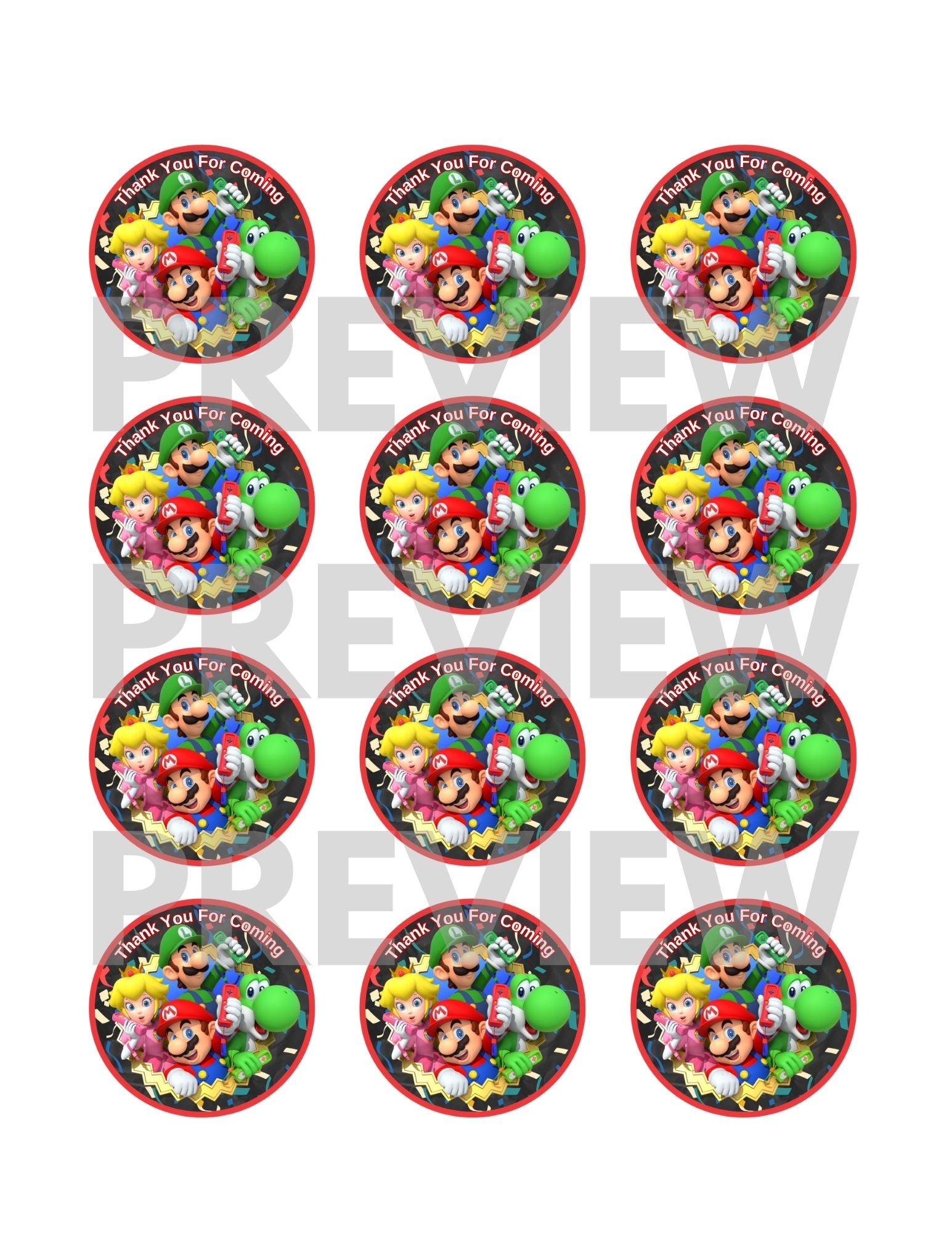 super-mario-brothers-cupcake-toppers-printable-instant-download-girly-girl-tutus for Free Printable Mario Cupcake Toppers Super Mario Brothers Cupcake Toppers - Printable Instant Download – Girly Girl Tutus for Free Printable Mario Cupcake Toppers