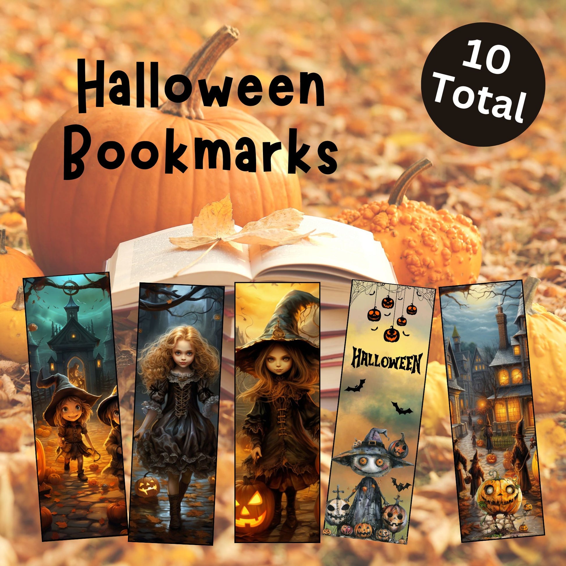 Printable Halloween Bookmarks
