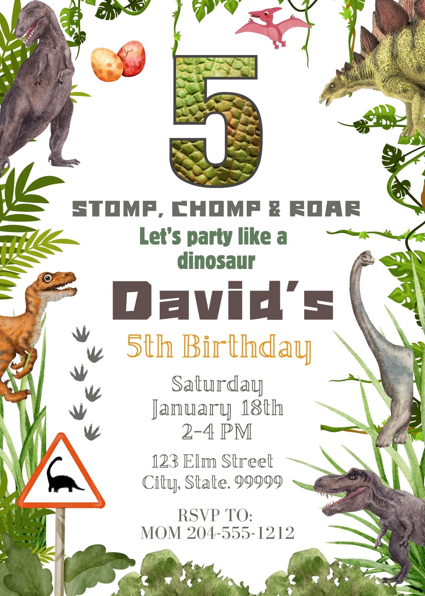 dinosaur birthday party