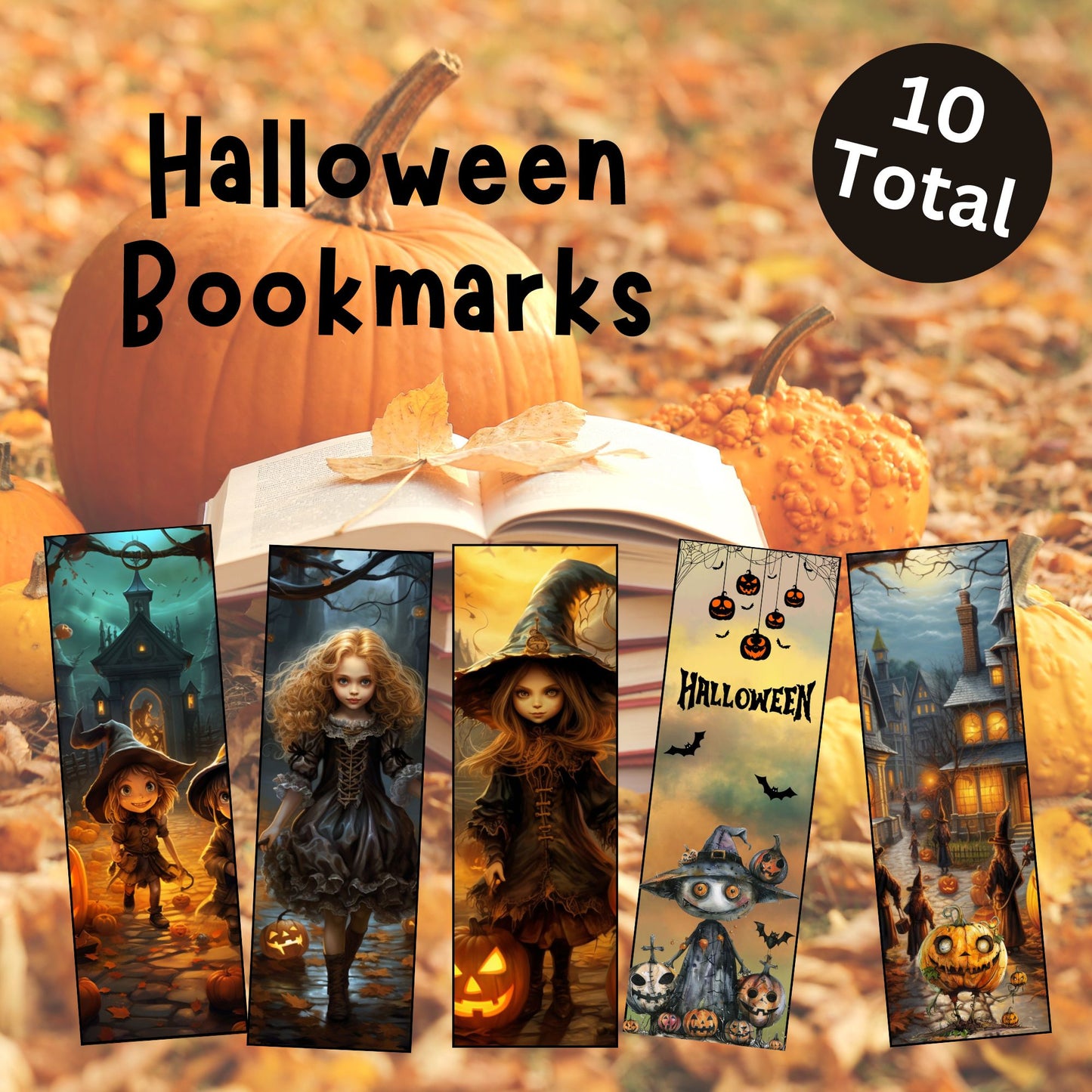 Marque-pages Halloween pour enfants - Marque-pages Halloween imprimables