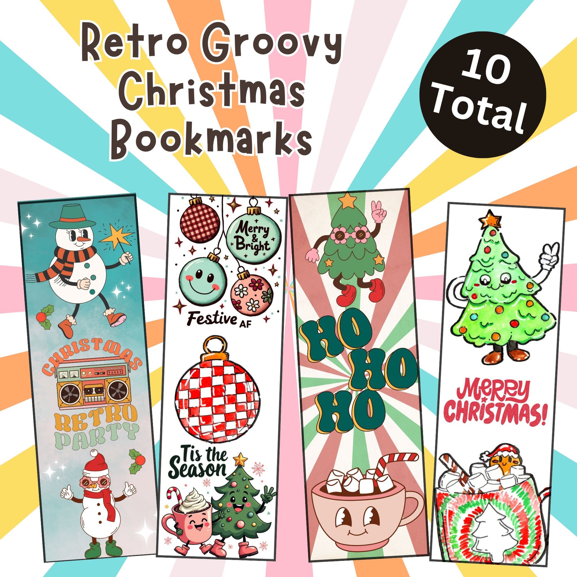 cute christmas bookmarks for kids 