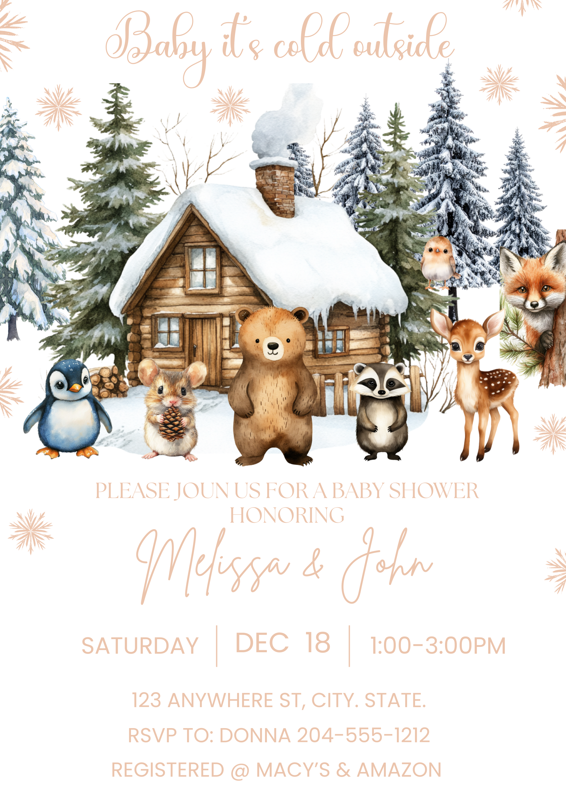 Baby It's Cold Outside", DIY, digital