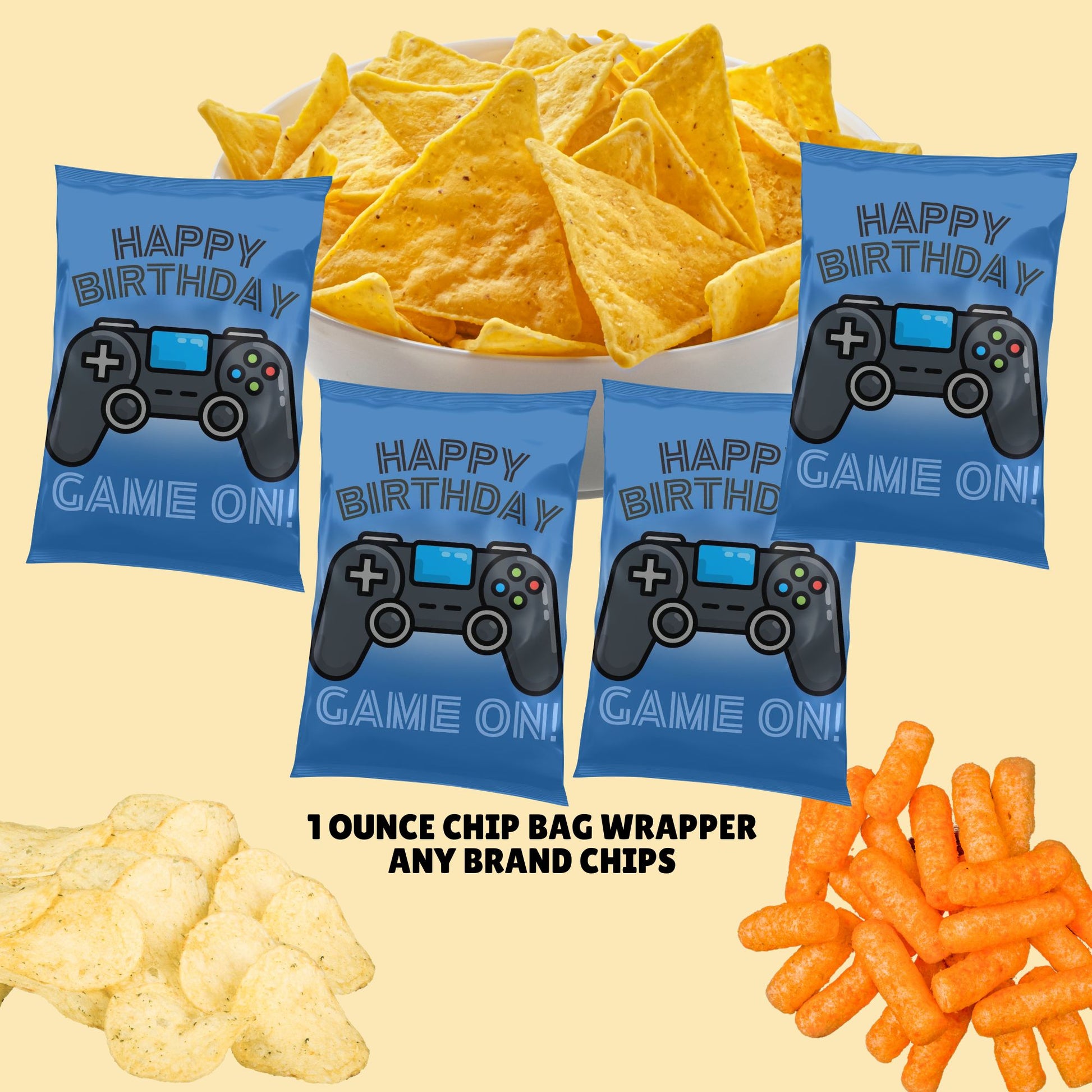 video game printable party supplies 