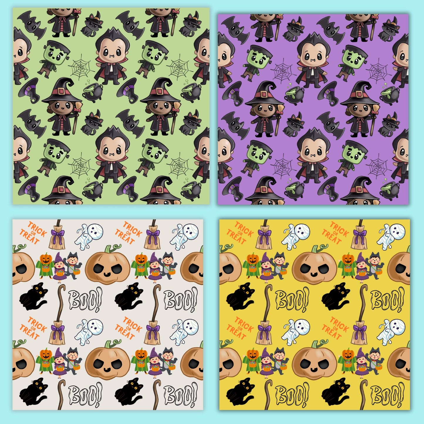 Halloween craft paper patterns
