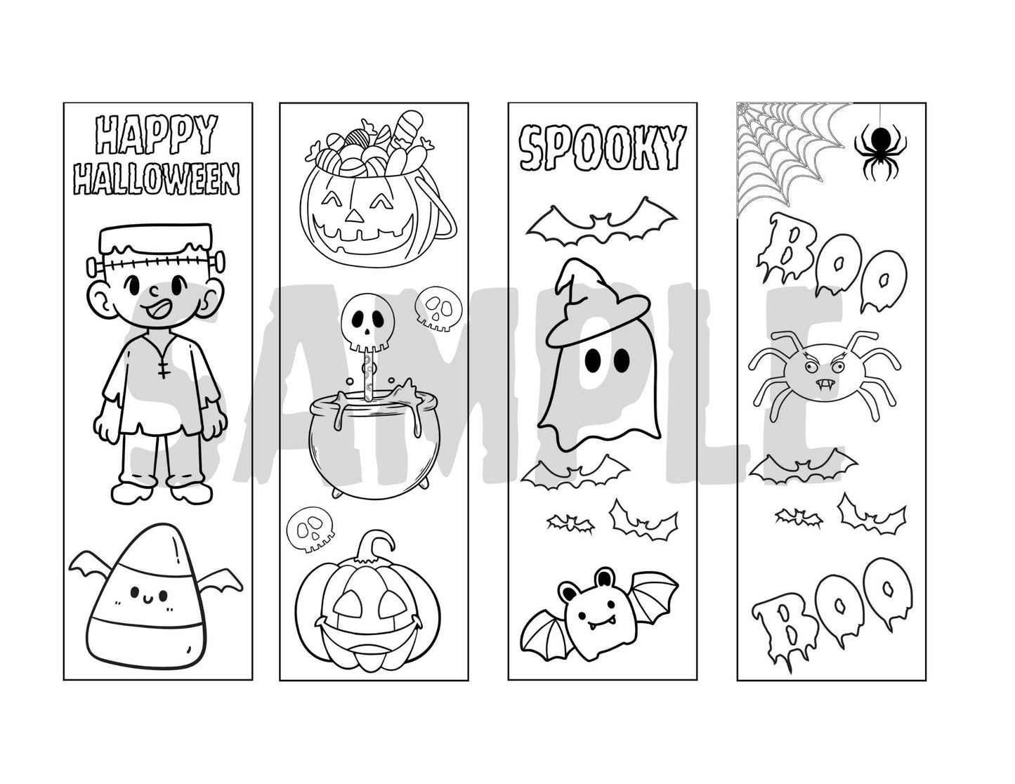 halloween coloring pages for kids, halloween printable activity for toddlers