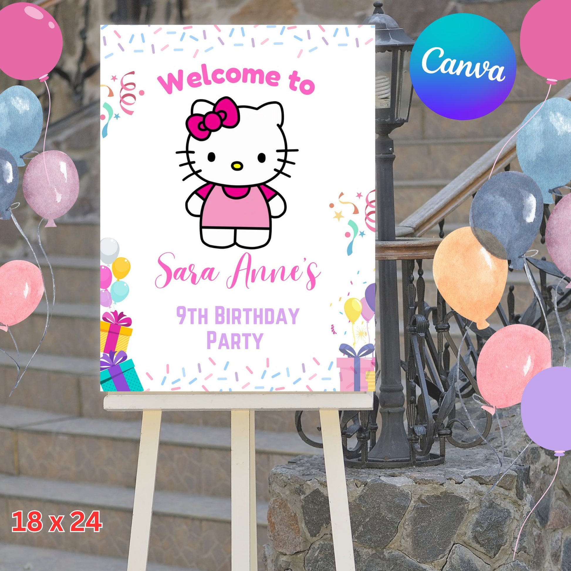 hello-kitty-birthday-party-welcome-sign-poster-template-printable-in-girly-girl-tutus for Free Printable Hello Kitty Birthday Banner Hello Kitty Birthday Party Welcome Sign Poster Template Printable - In – Girly Girl Tutus for Free Printable Hello Kitty Birthday Banner