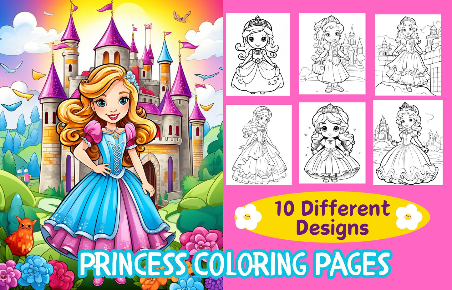 Princess Coloring Pages For Girls