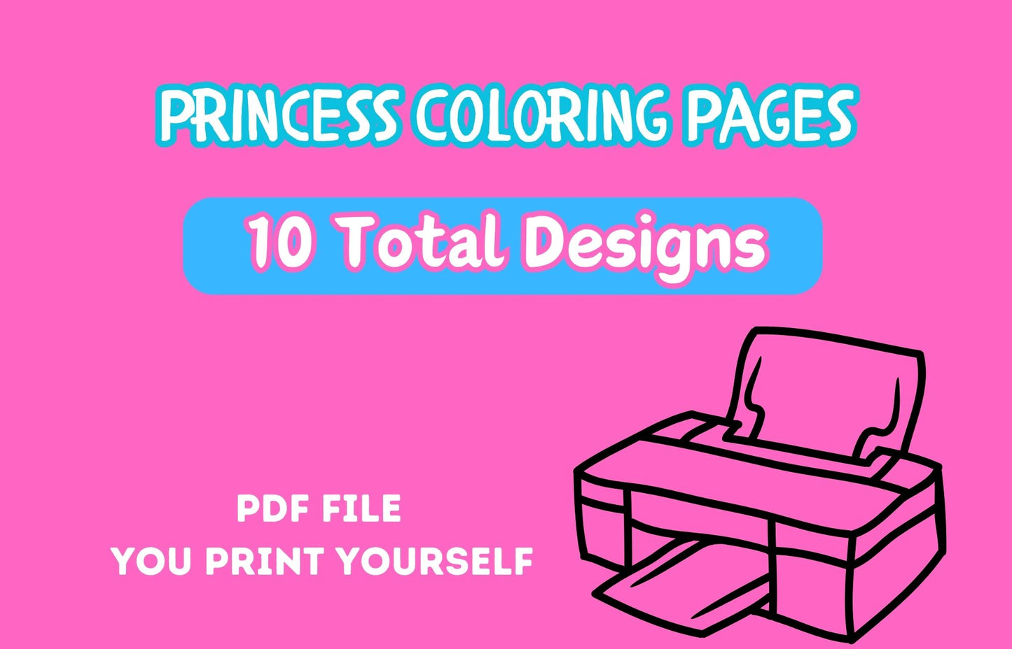 princess coloring pages free online 