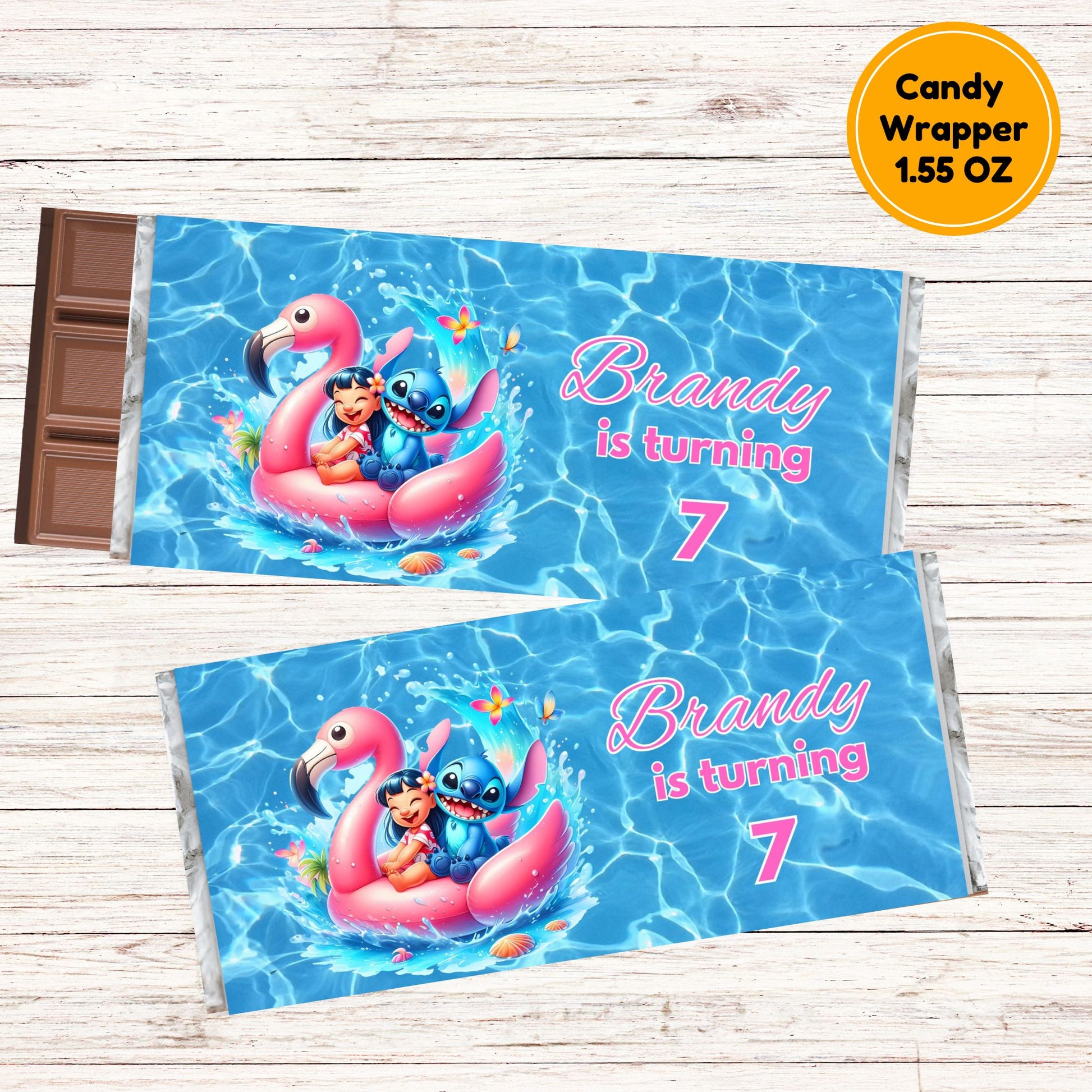 lilo and stitch pool party birthday favors 