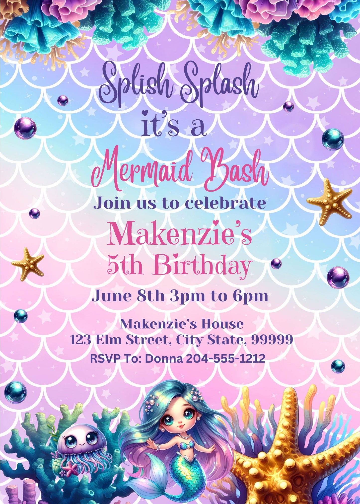 mermaid birthday party