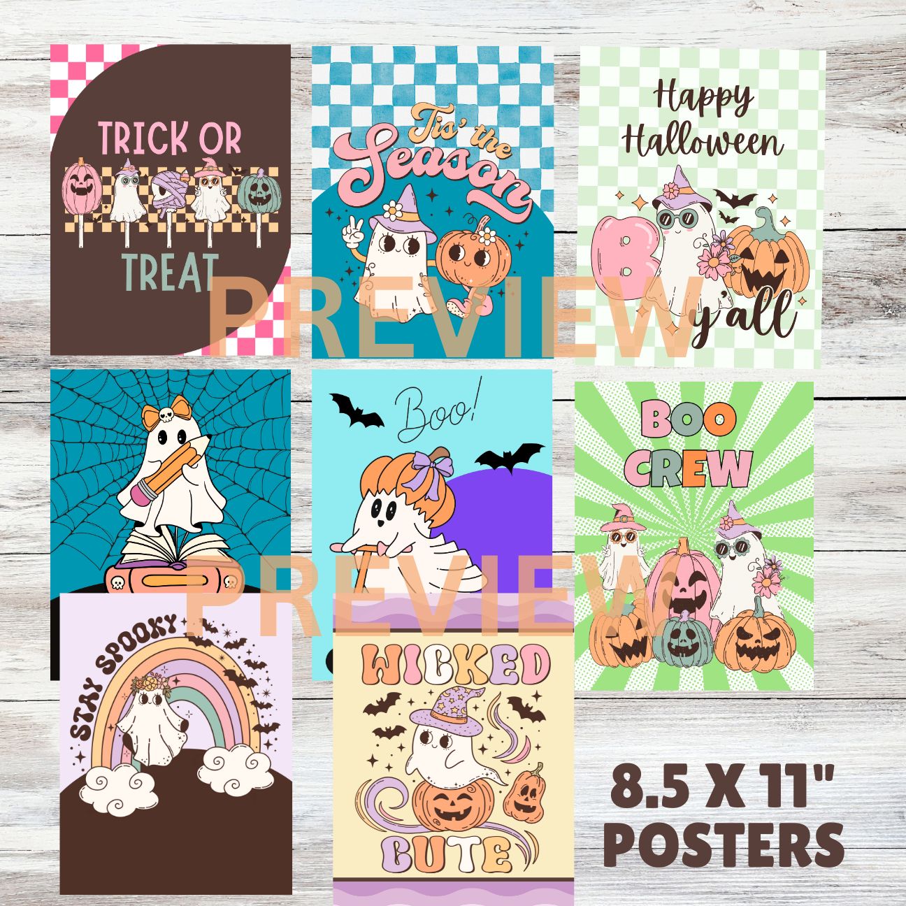 halloween wall deco posters 