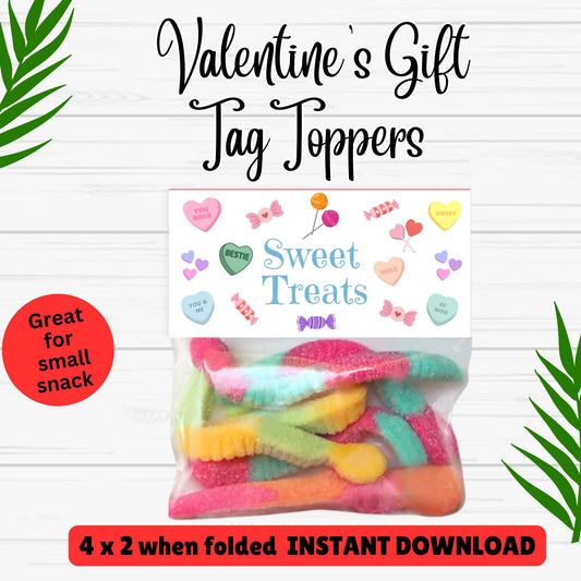 Valentine's Day Treat Bags for Kids - Cute Valentine's Day Favor Bags Printable  