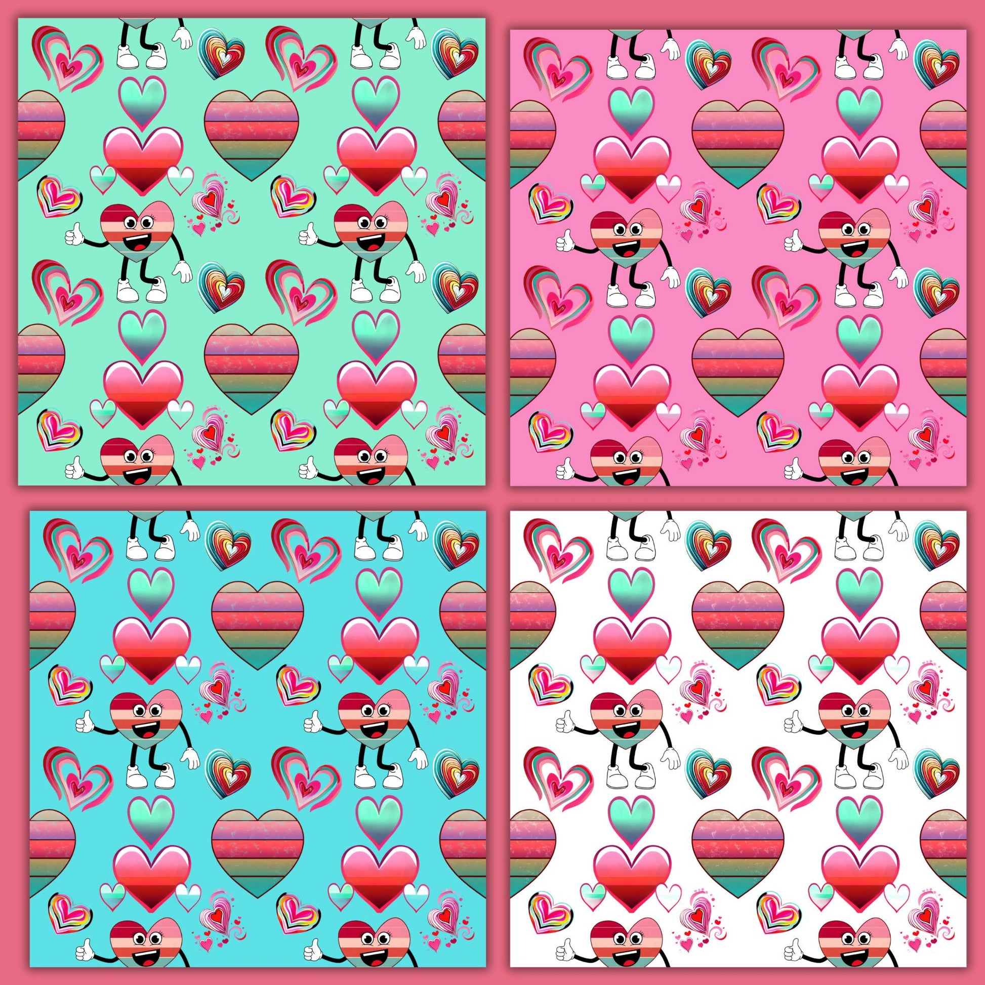 printable valentines day pattern