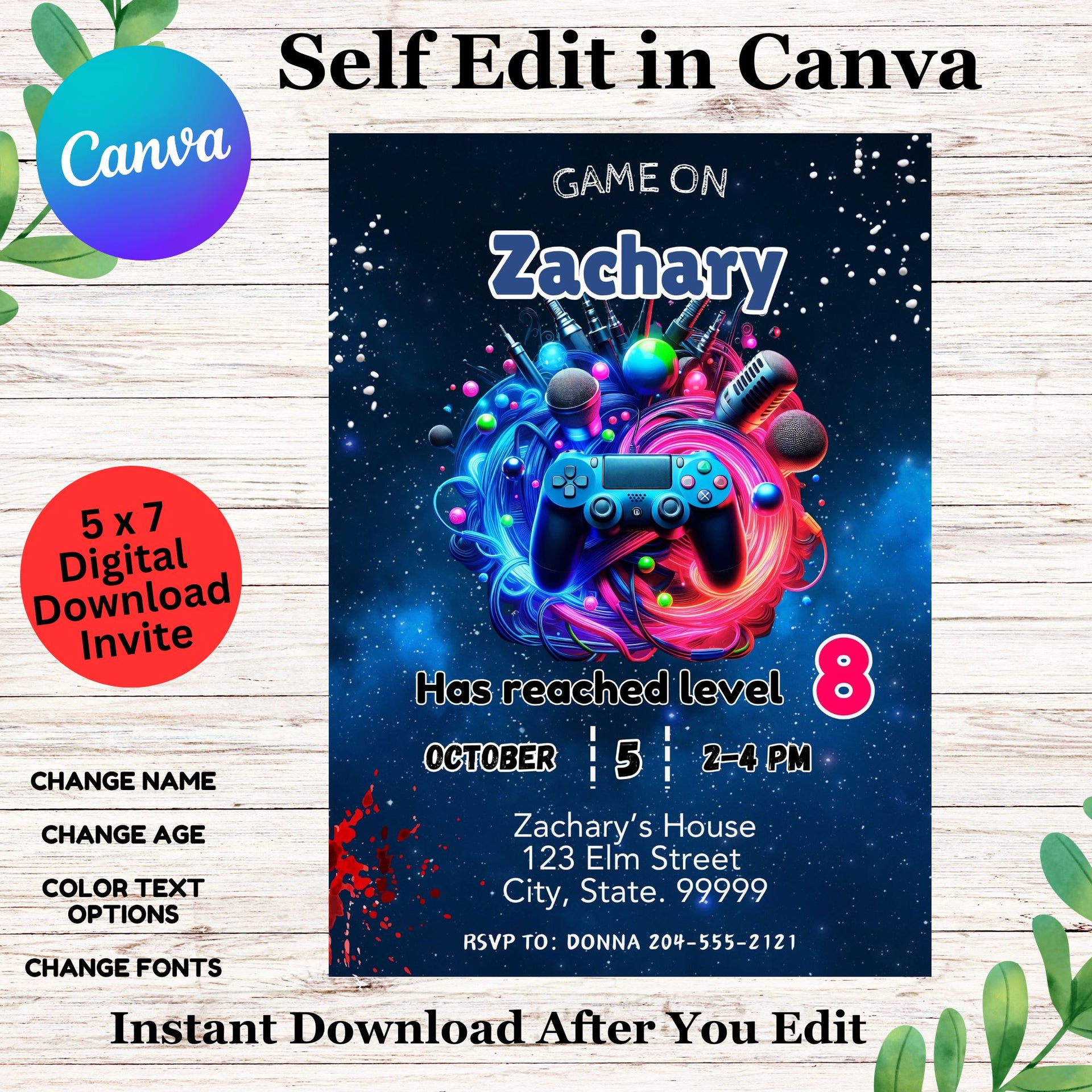 gamer-birthday-party-invitation-template-gamer-birthday-printable-in-girly-girl-tutus