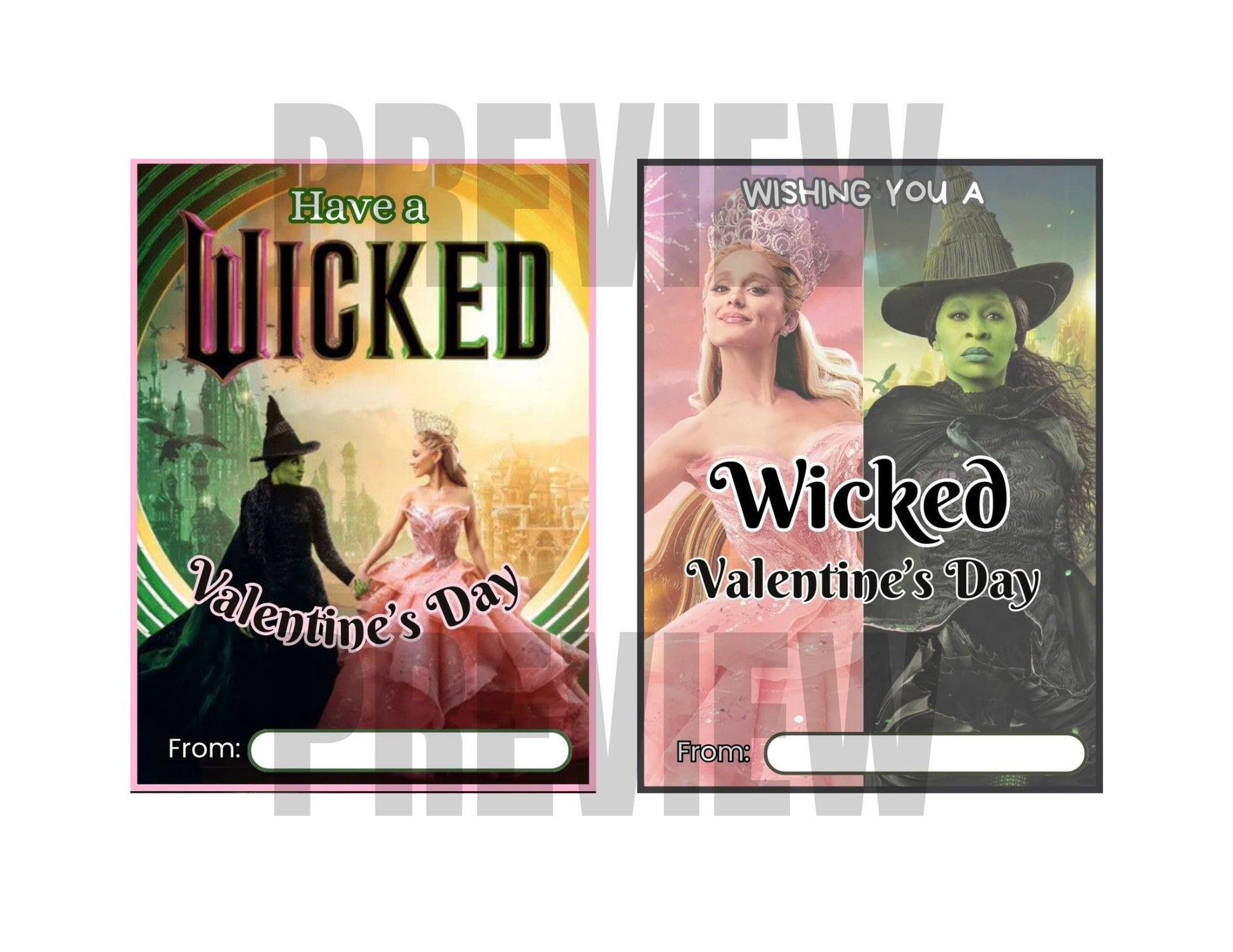 wicked valentine day card 