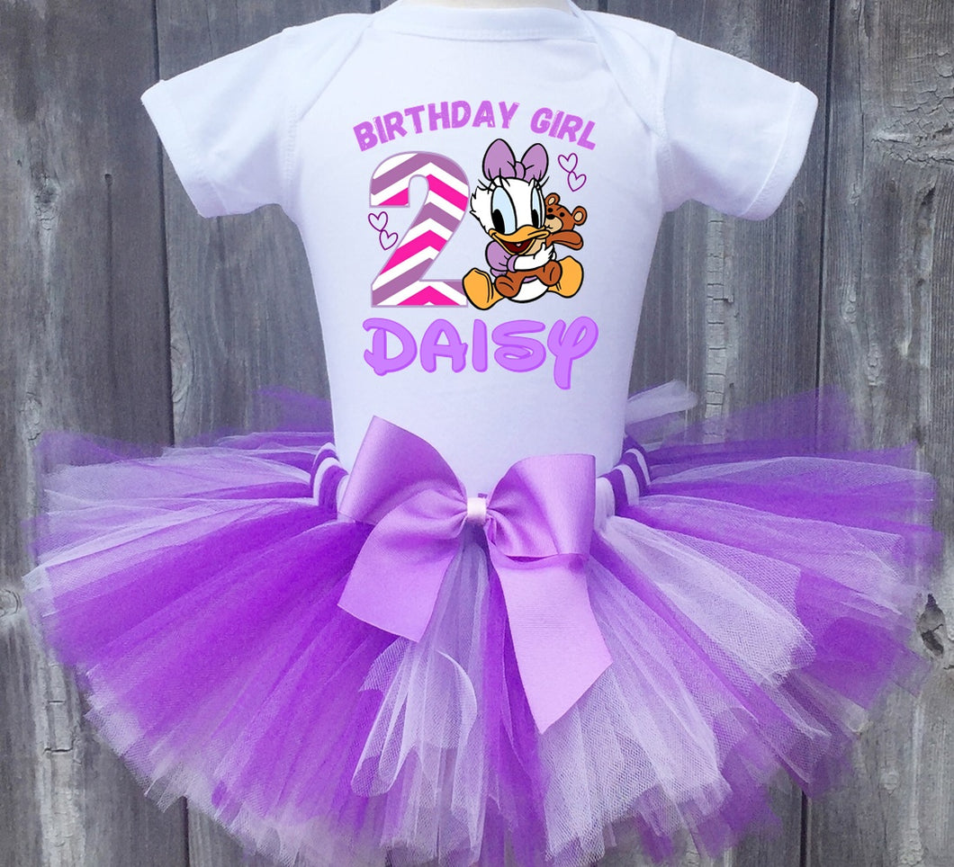 Baby Daisy Duck Birthday Outfit, Customized T-shirt