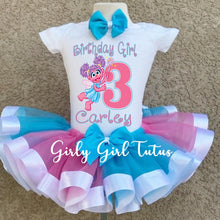 Load image into Gallery viewer, Abby Cadabby Birthday Tutu Set for Baby Girl - Ribbon Tutu
