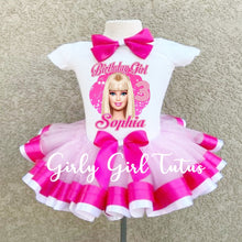 Load image into Gallery viewer, Barbie Birthday Tutu Outfit Set- Ribbon Tutu
