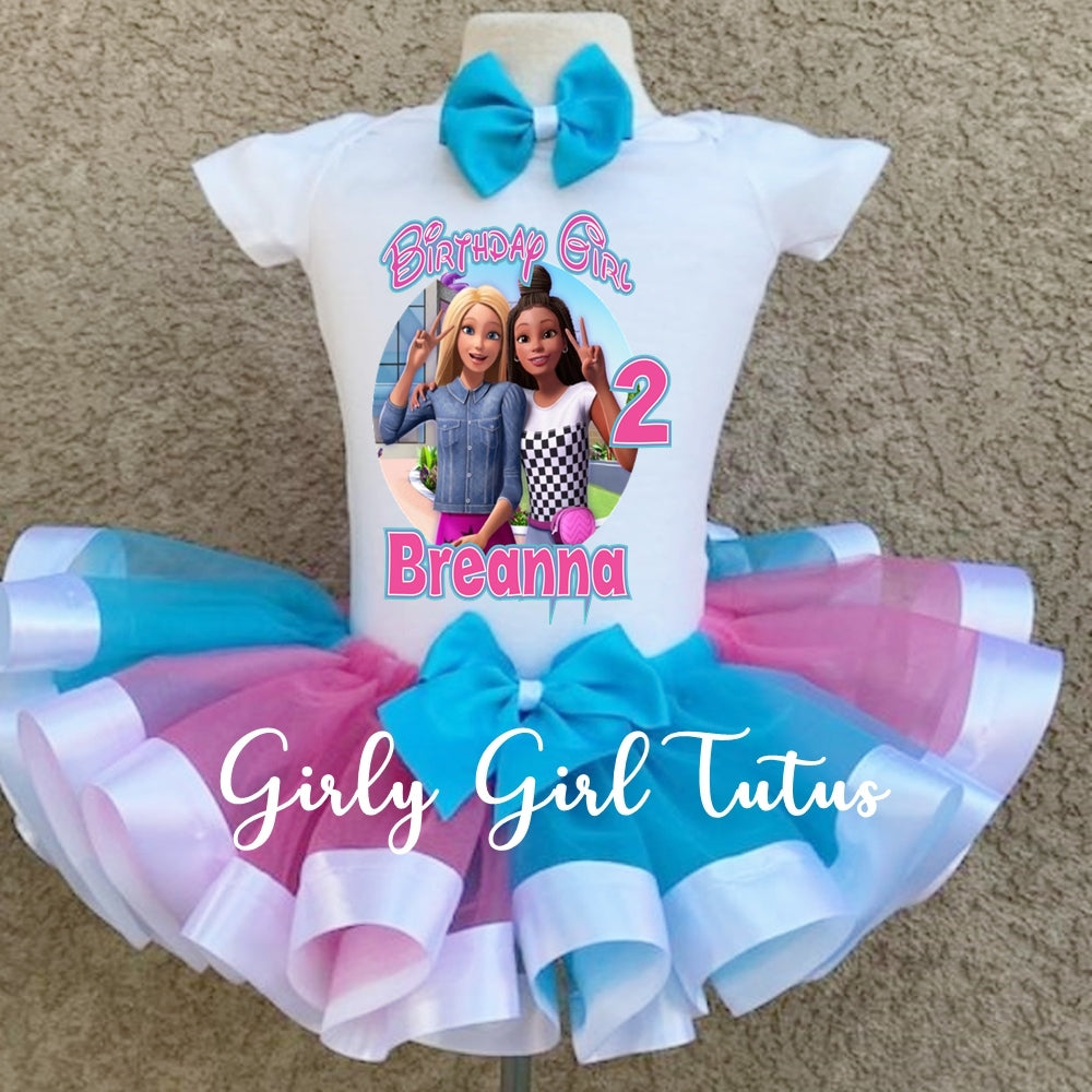 Barbie Dreamhouse Birthday Tutu Set - Ribbon Tutu