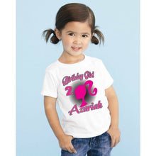 Load image into Gallery viewer, Barbie Silhouette Birthday T Shirt - Barbie Shirt for Girl 
