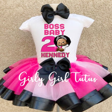 Load image into Gallery viewer, African American Boss Baby Tutu Outfit - Ribbon Tutu

