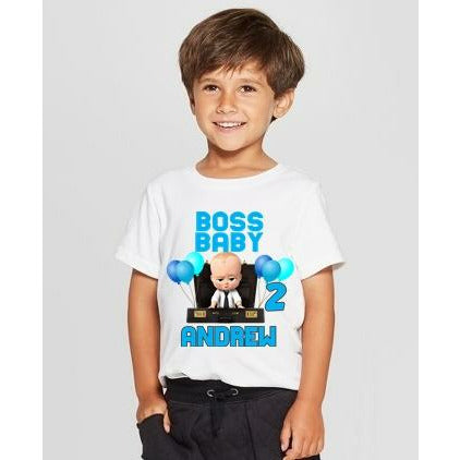 Boss Baby Birthday Shirt for Boy- Boss Baby Shirts