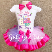 Load image into Gallery viewer, Candyland Birthday Outfit Baby Girl - Ribbon Tutu
