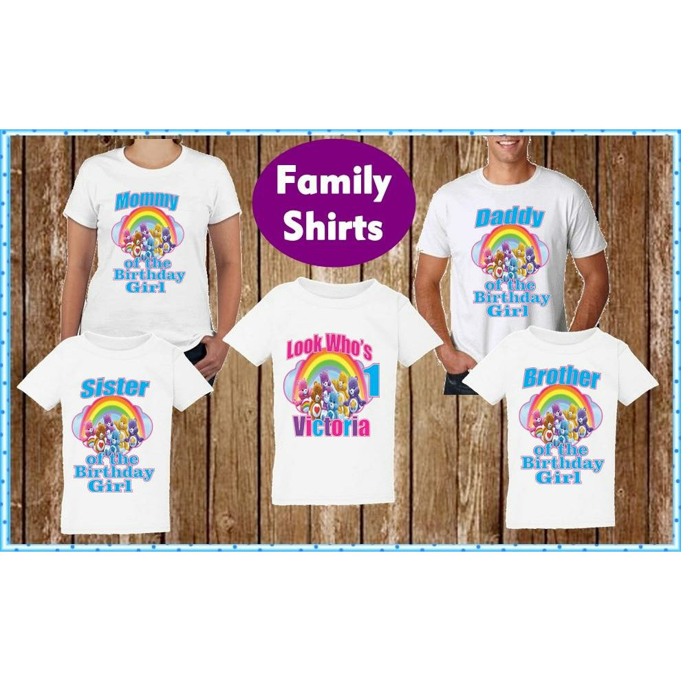 Care Bears Family Birthday Shirts