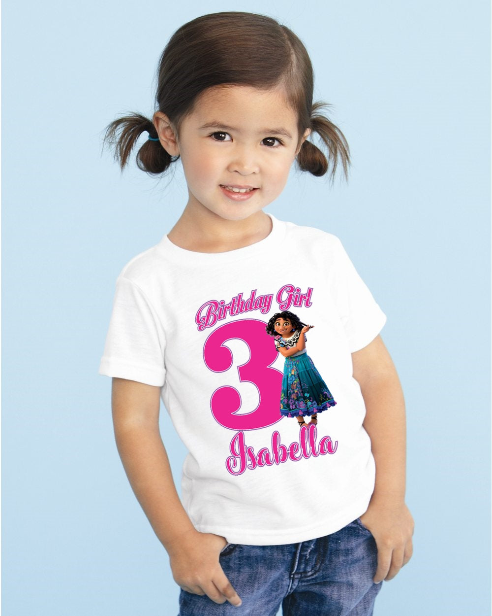 Encanto Mirabel Personalized Birthday Shirt for Girl 