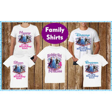 Load image into Gallery viewer, Frozen Family Birthday T Shirts - Frozen Movie 2 Family Shirts
