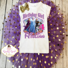 Load image into Gallery viewer, Frozen Birthday Outfit for Girls - Frozen Tutus
