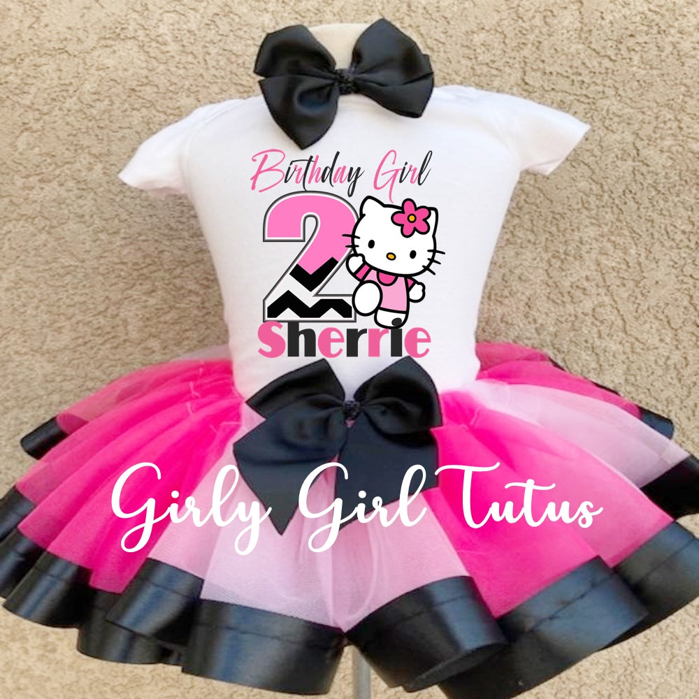 Hello Kitty Personalized Birthday Tutu Outfit Set - Ribbon Tutu