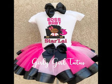 Load and play video in Gallery viewer, African American Boss Baby Tutu Outfit - Ribbon Tutu
