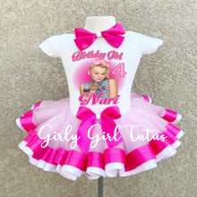 Load image into Gallery viewer, Jojo Siwa Birthday Tutu Outfit Set Pink - Ribbon Tutu
