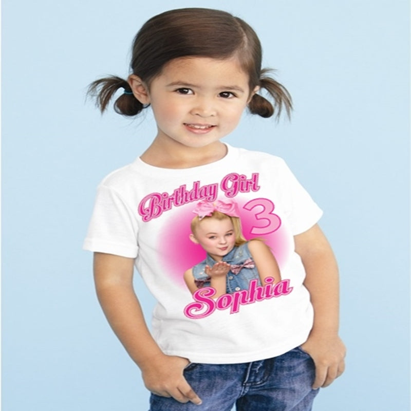 JoJo Siwa Custom Birthday T shirt Party Set