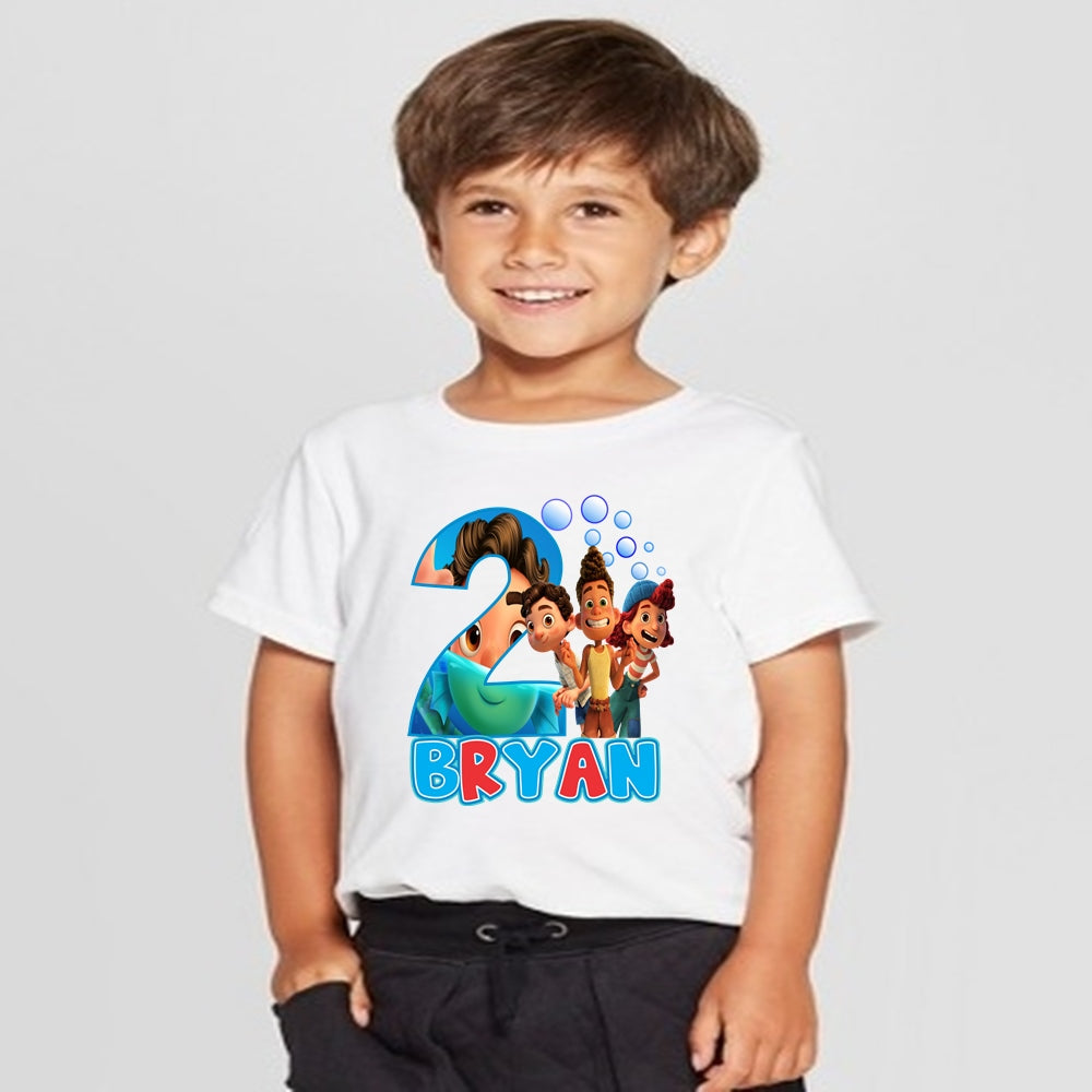Luca Personalized Birthday T Shirt- Luca Birthday Shirts 